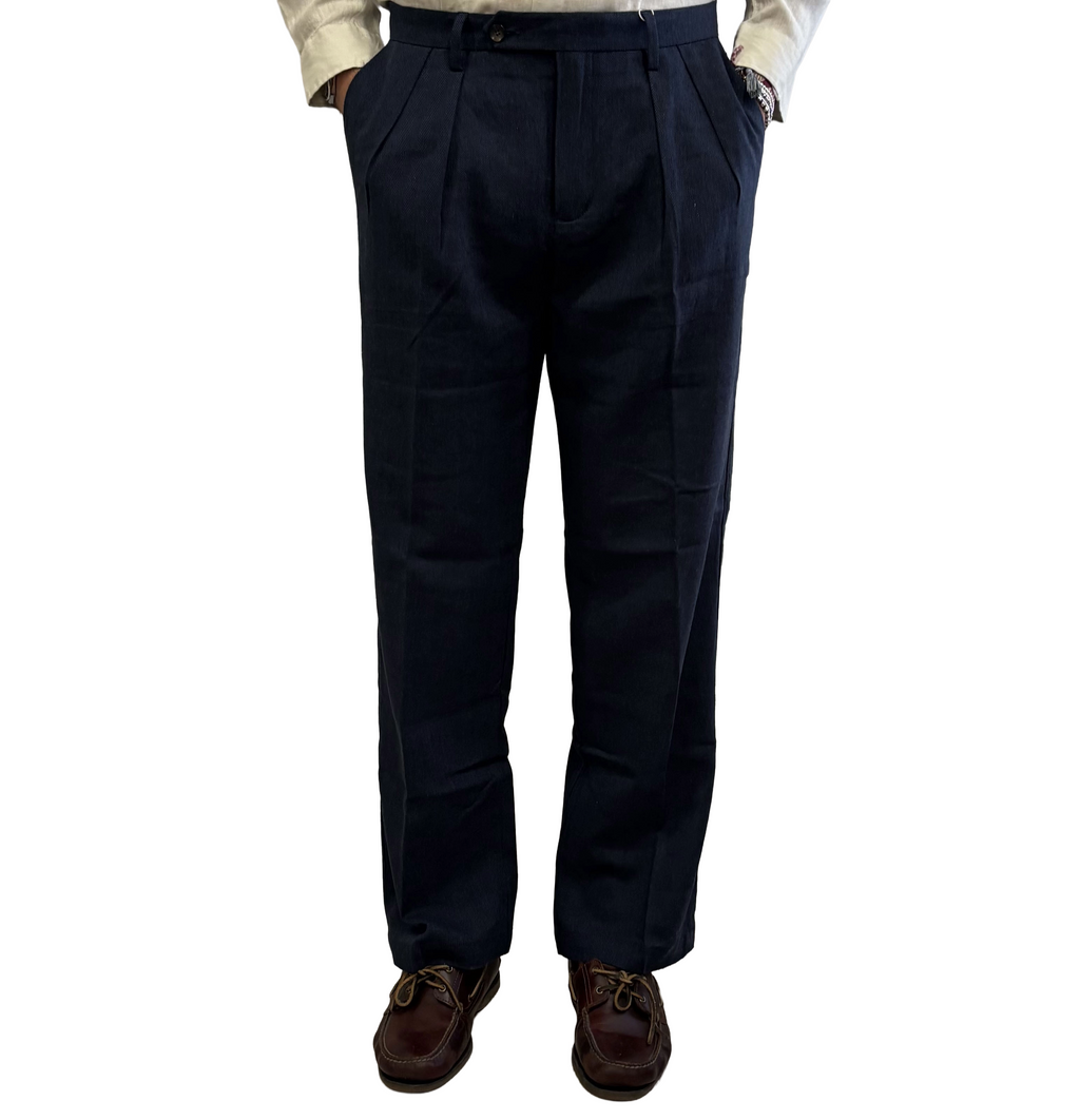 Pantalone Squad lino e cotone modello Manfredi