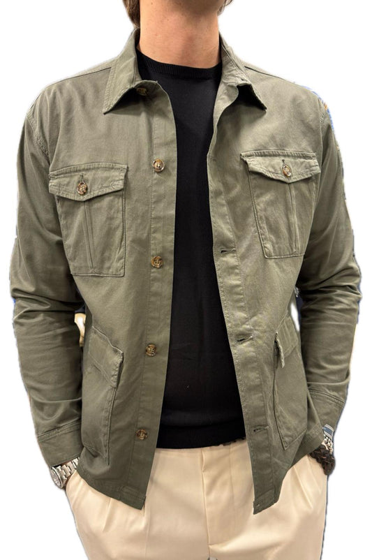Field Jacket lino e cotone Squad