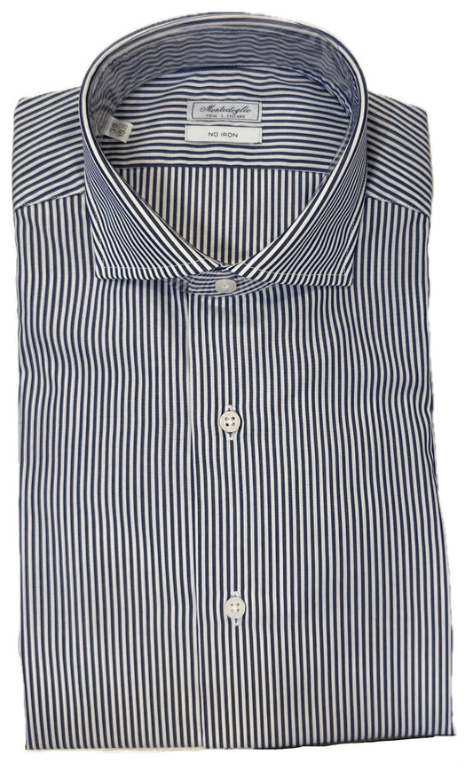 Camicia no iron puro cotone
