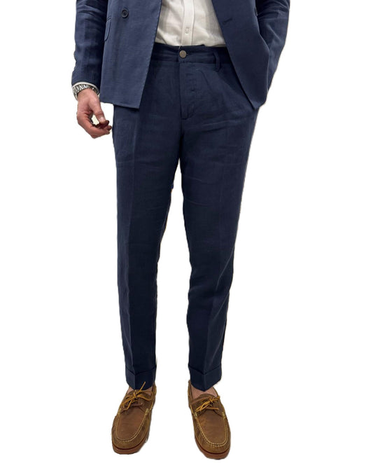 Pantaloni puro lino Bernese