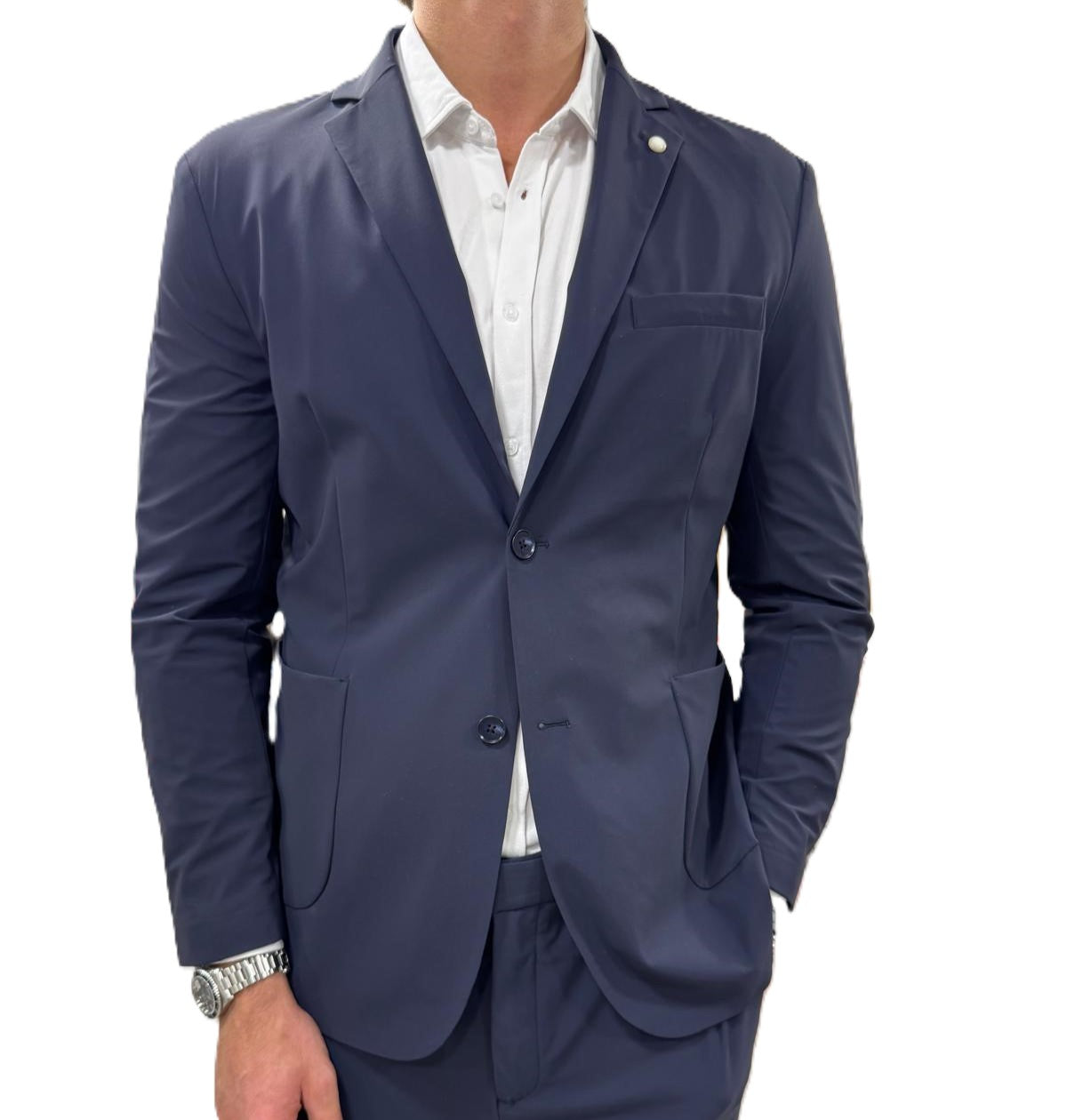 Squad non-iron technical fabric jacket