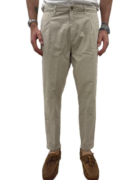 Pantalone cotone slim Squad