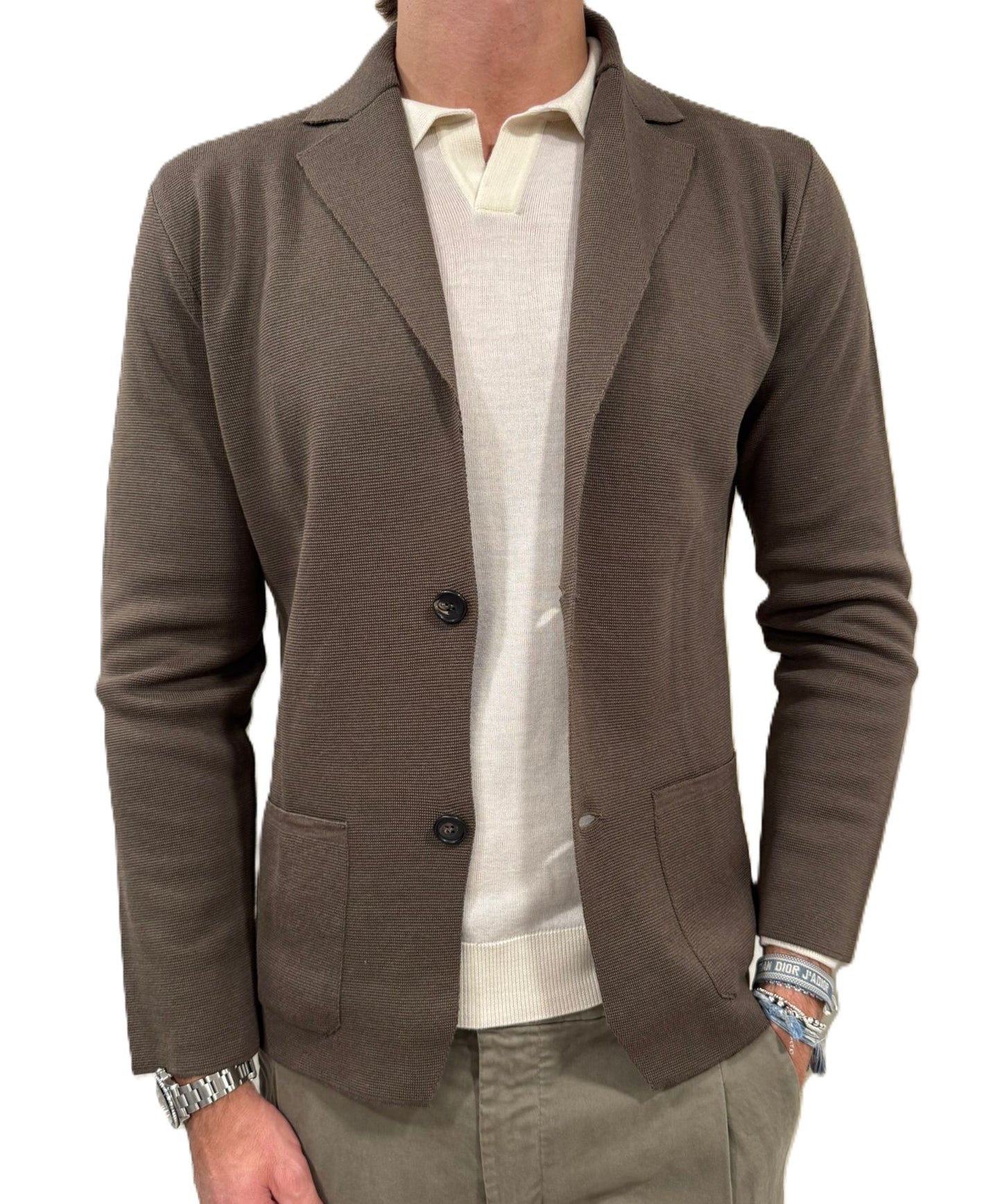 Blazer in maglia