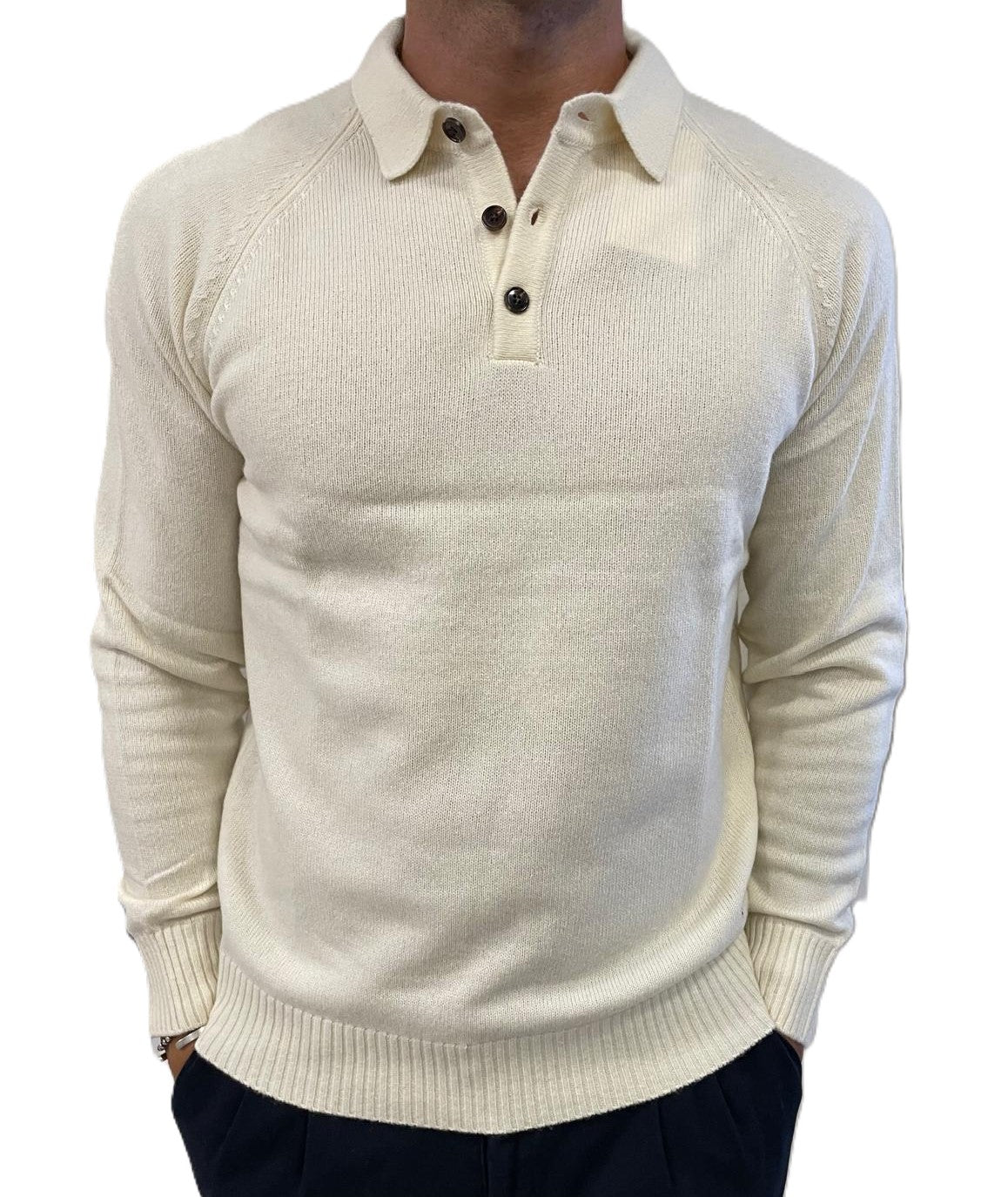 Polo in lana lambswool