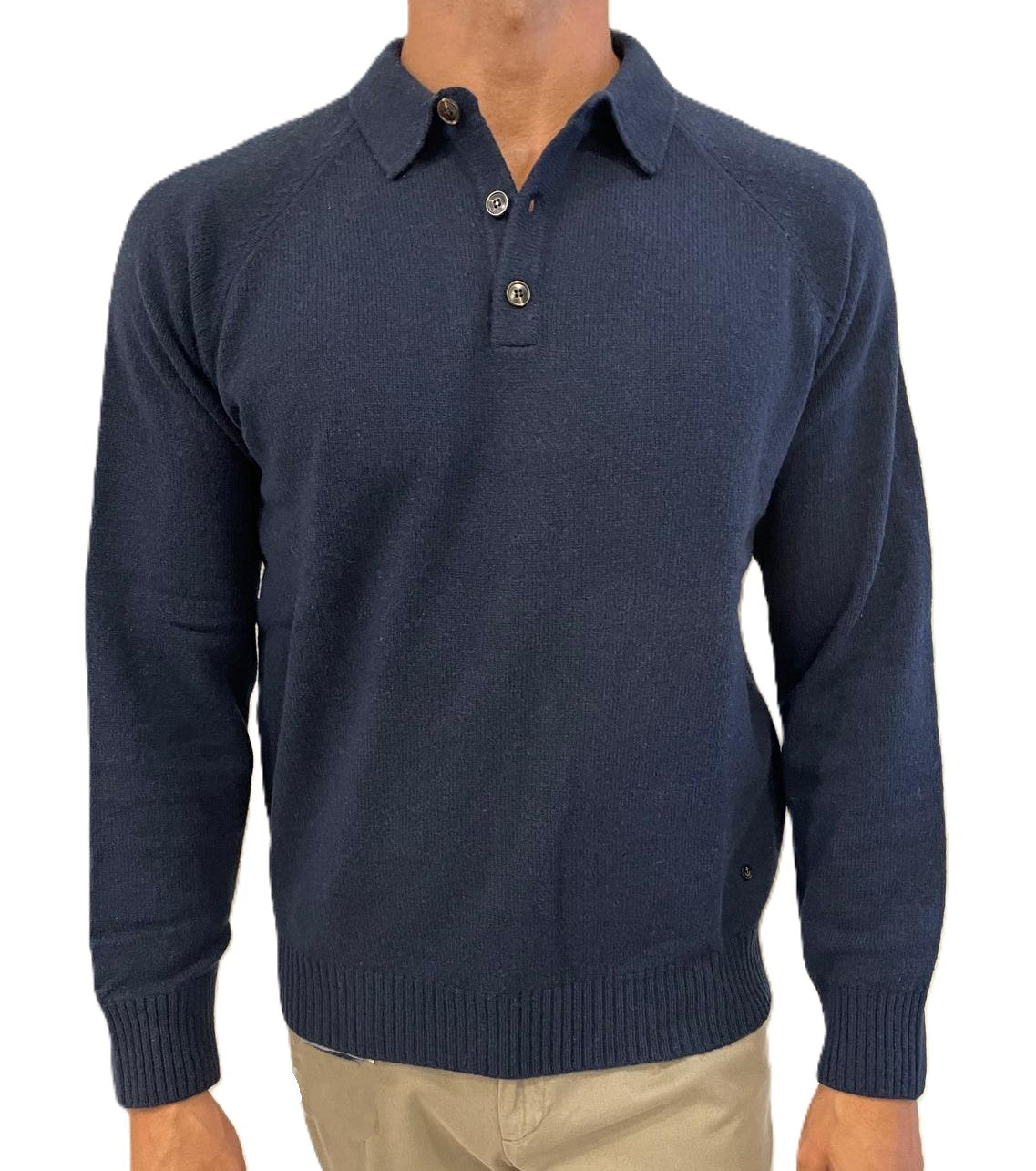 Polo in lana lambswool