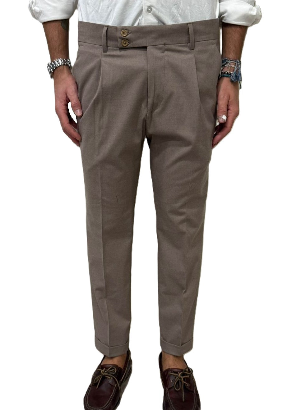 Pantalone sartoriale Paul Miranda modello hamilton slim