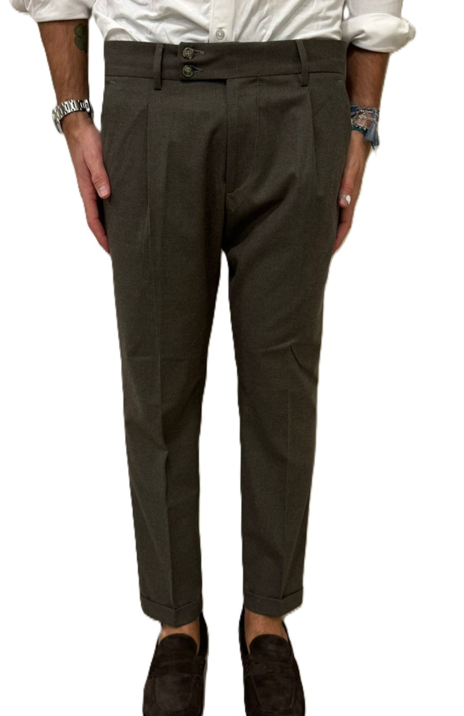 Pantalone sartoriale Paul Miranda modello hamilton slim