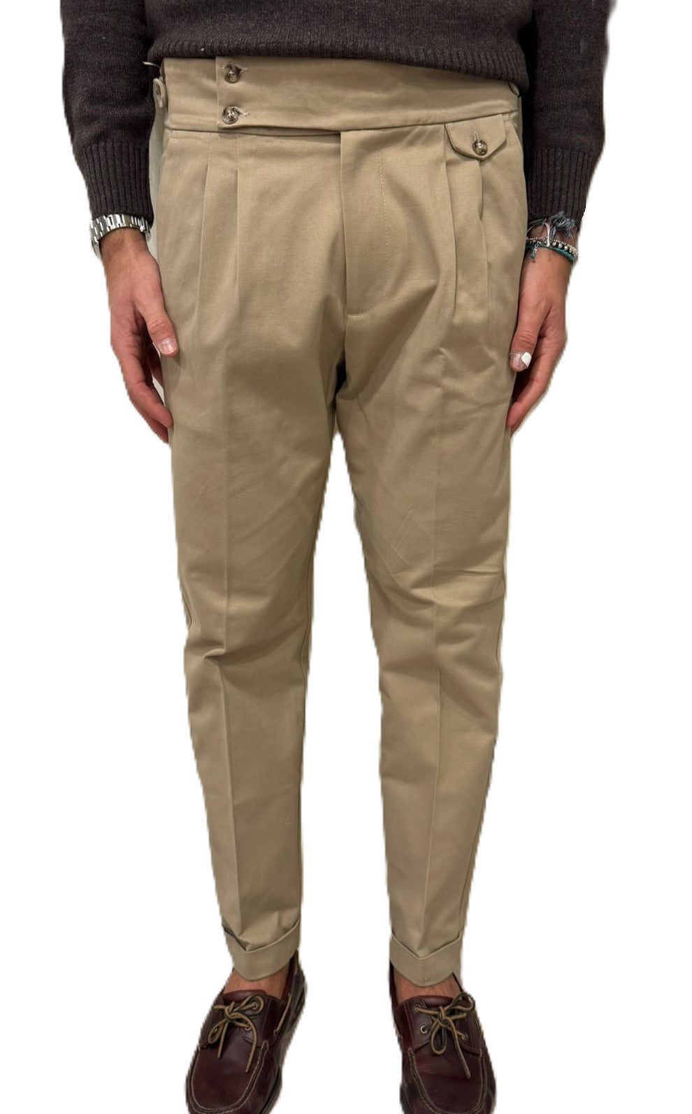 Pantalone Paul Miranda sartoriale in cotone