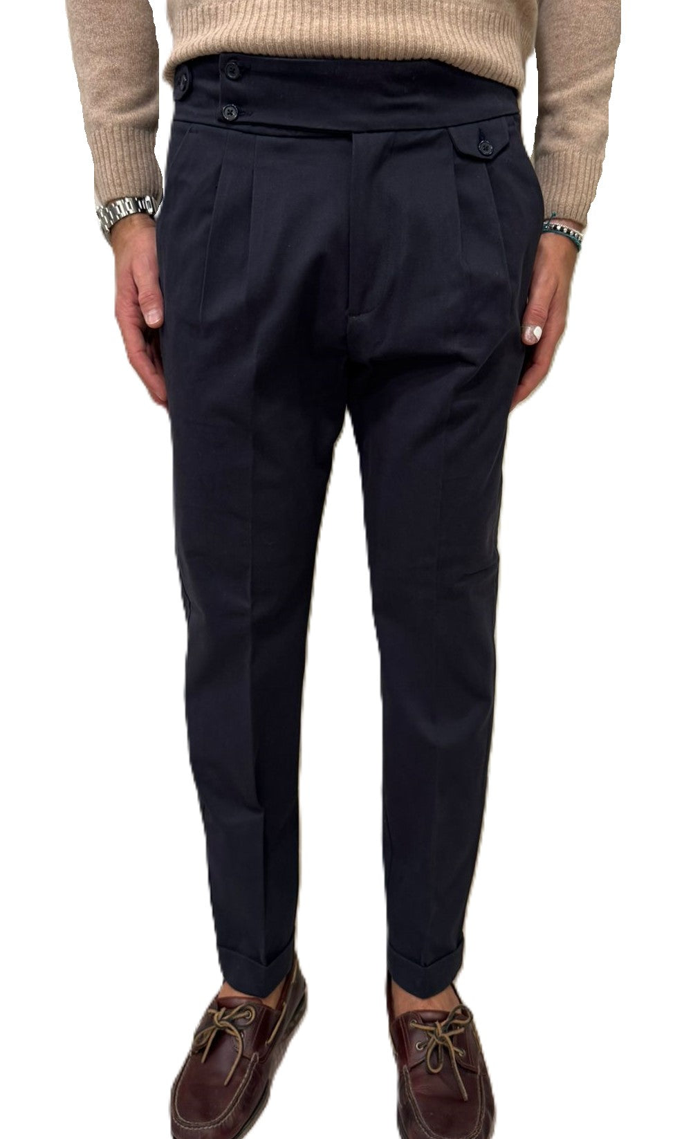Pantalone Paul Miranda sartoriale in cotone
