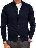 Cardigan in Maglia Misto Lana