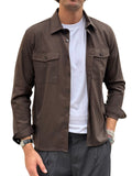 Giacca camicia in viscosa Hamaki-ho