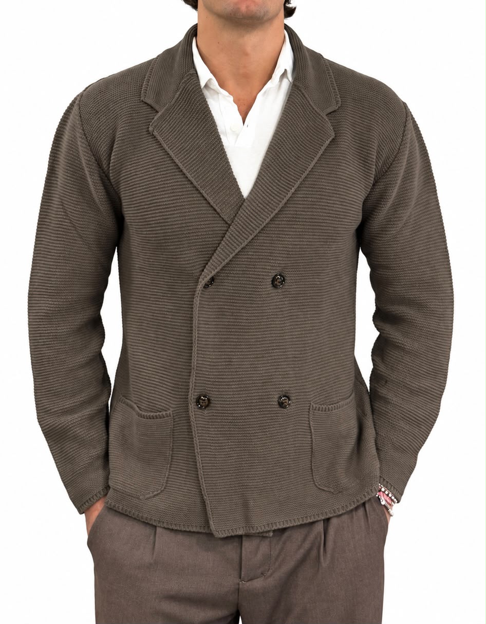 Blezer in maglia doppio petto outfit