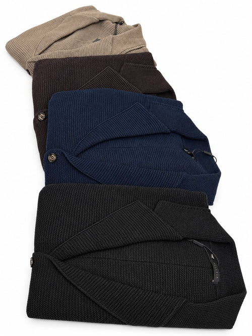 Blezer in maglia doppio petto outfit