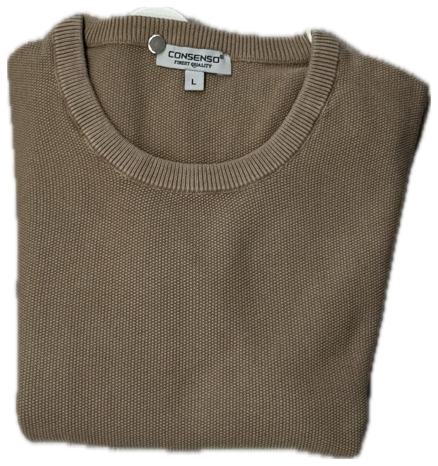 Honeycomb cotton knit