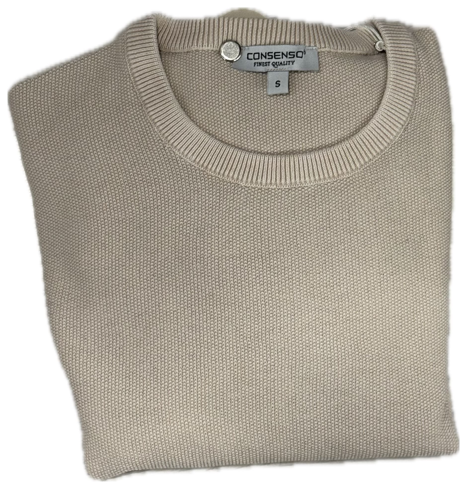Honeycomb cotton knit