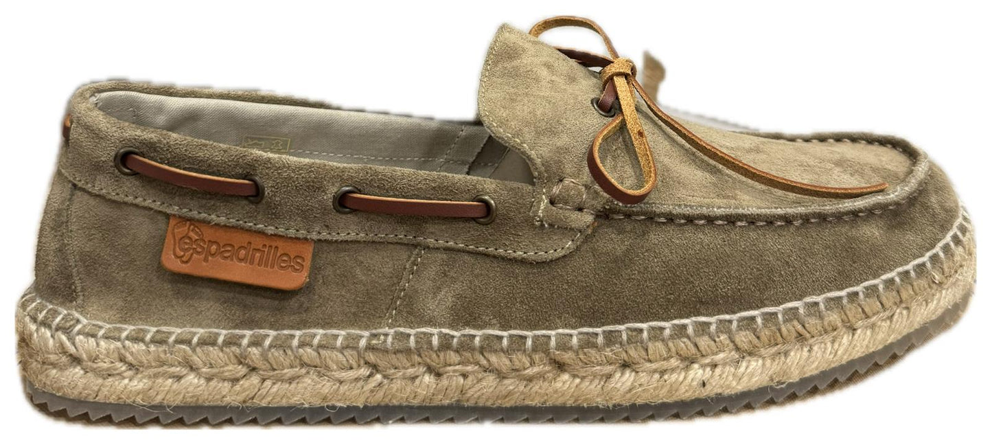 Mocassino Espadrilles in camoscio