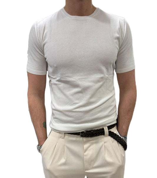 T-shirt in maglia viscosa