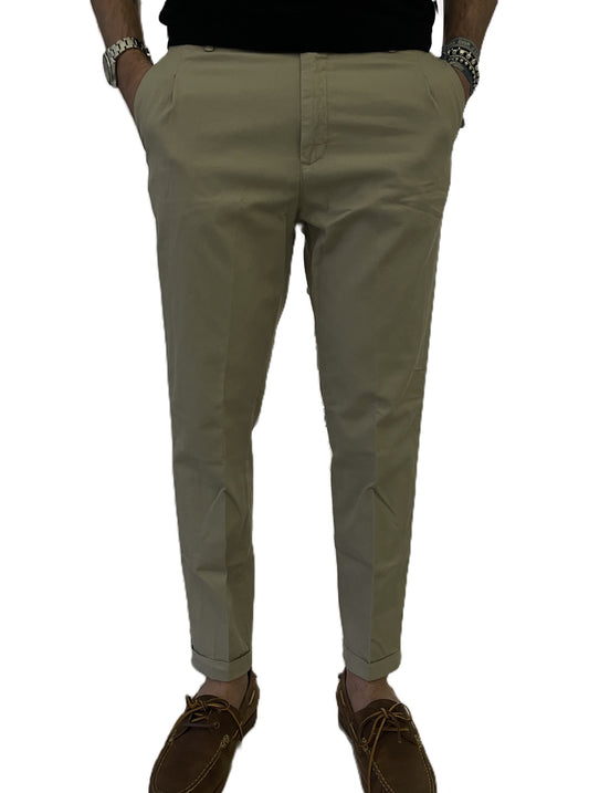Pantaloni lino e cotone squad