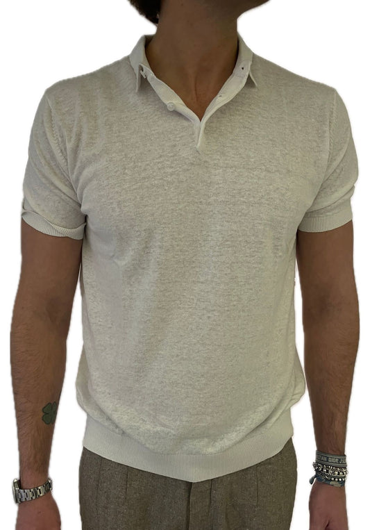 Polo lino e cotone