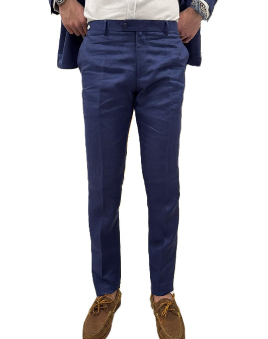 Pantaloni puro lino Acuti