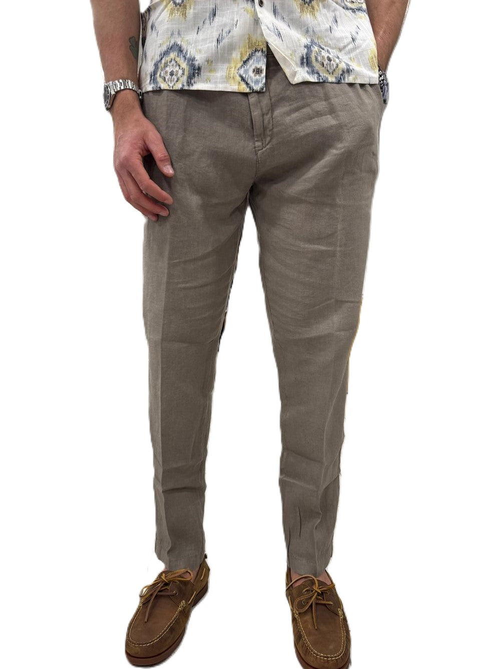 Pantalaccio puro lino squad