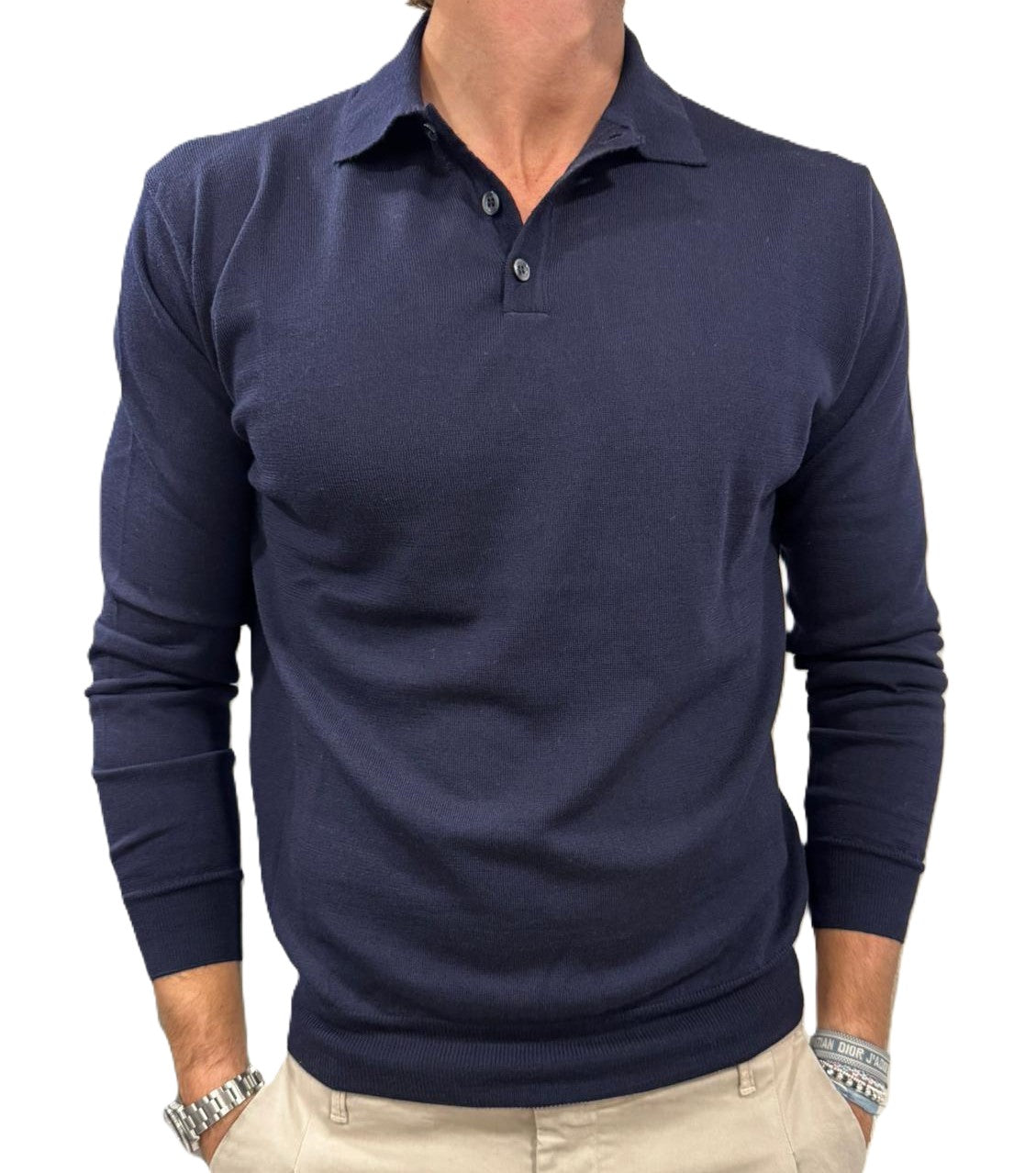 Polo in pura lana merinos