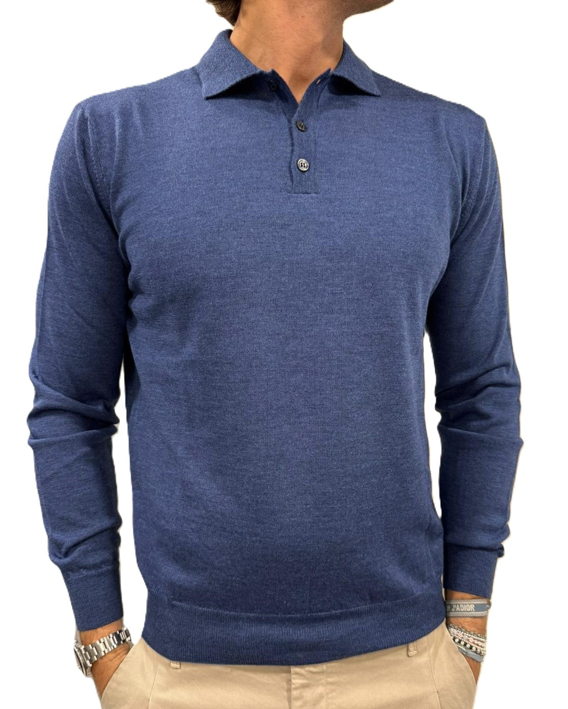Polo in pura lana merinos