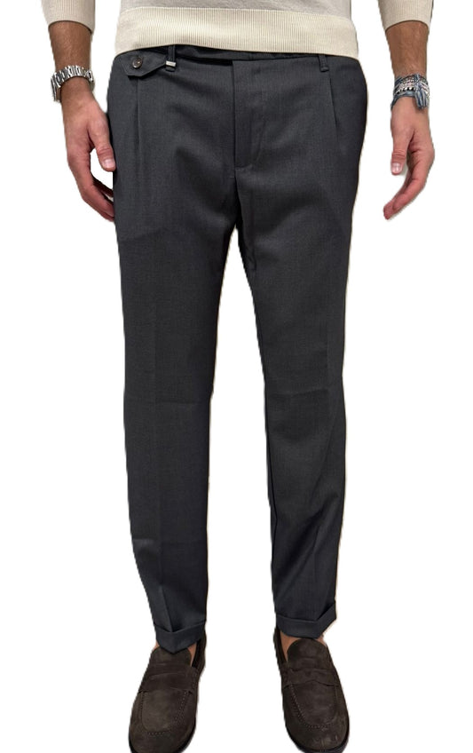 Pantalone Squad in viscosa doppia pence