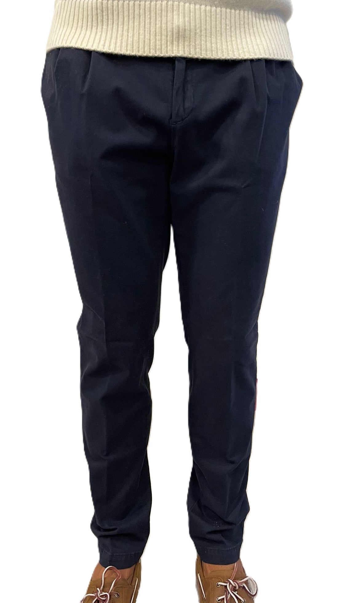 Pantalone slim doppia pence fourten industry