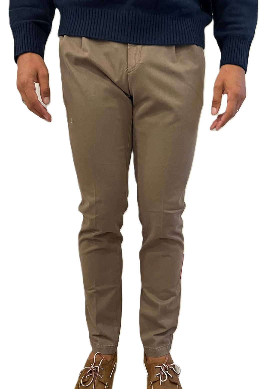 Pantalone slim doppia pence fourten industry