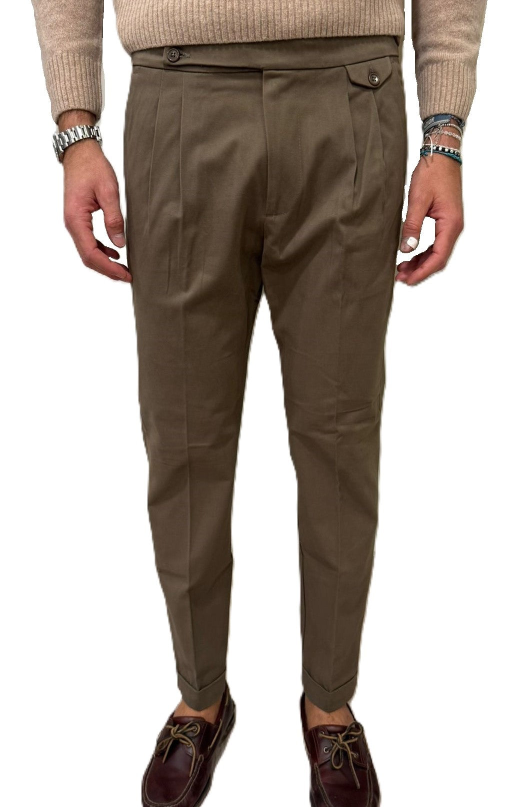 Pantalone Paul Miranda sartoriale in cotone