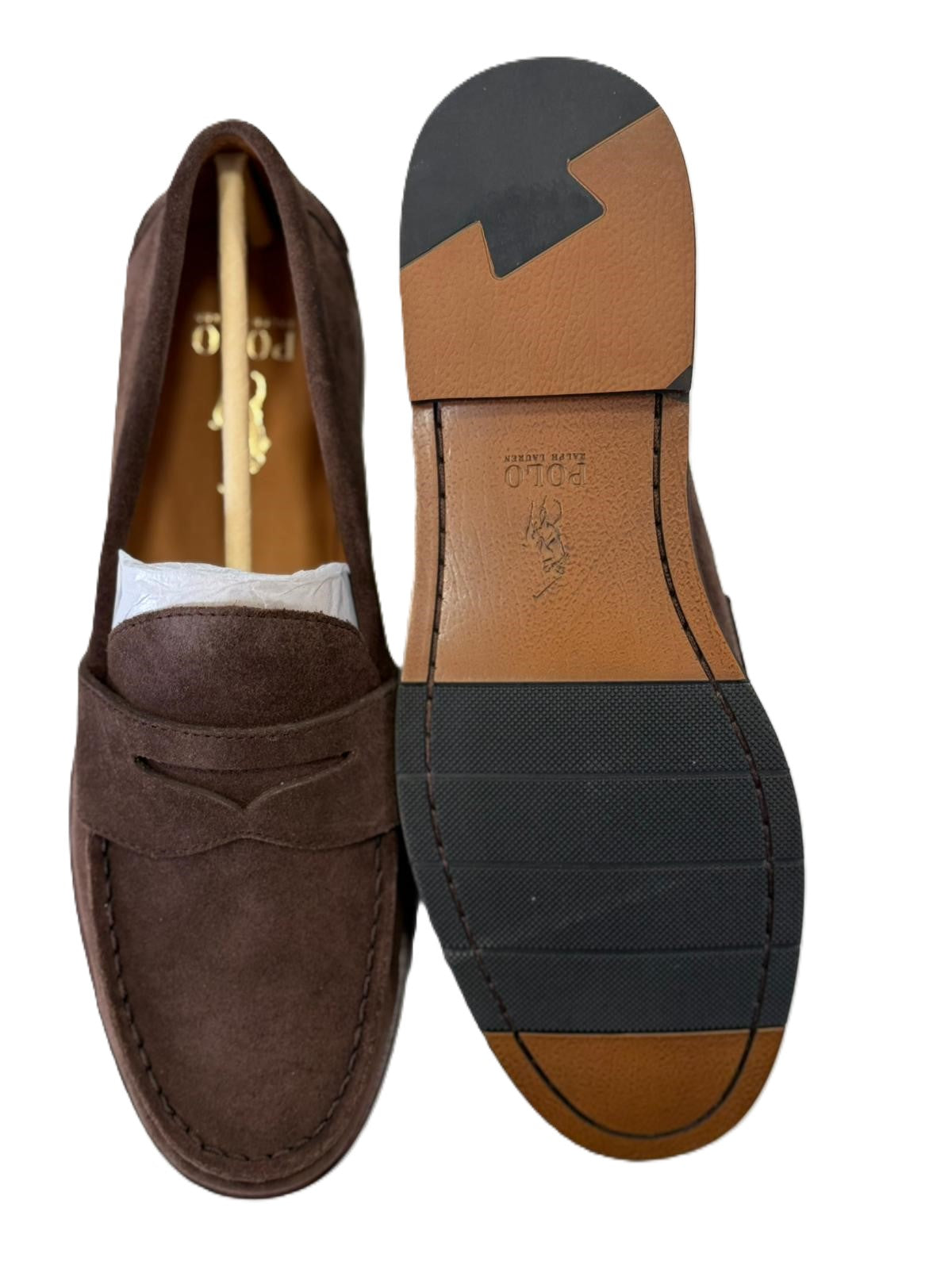 Mocassino in pelle scamosciata Ralph Lauren