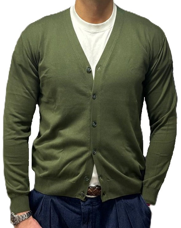 Pure cotton cardigan