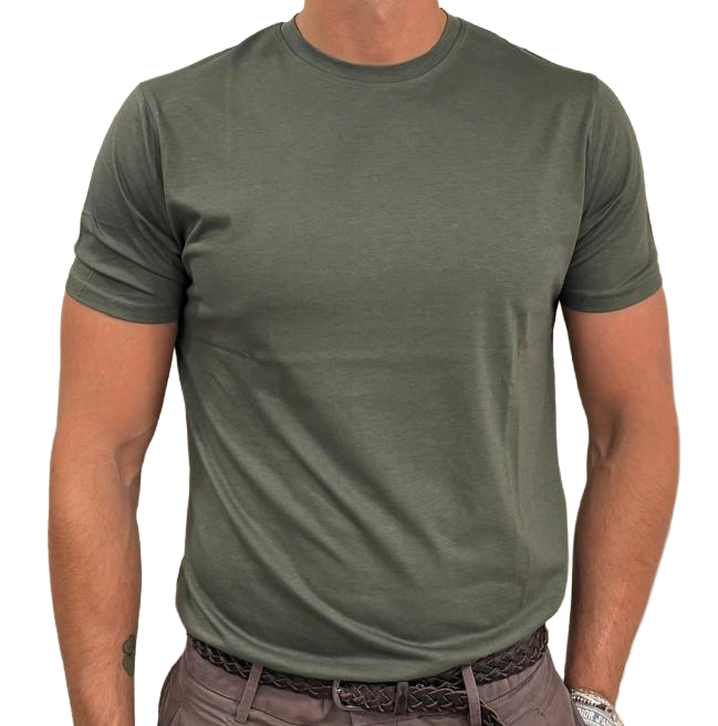 T-shirt puro cotone in jersey extra fine