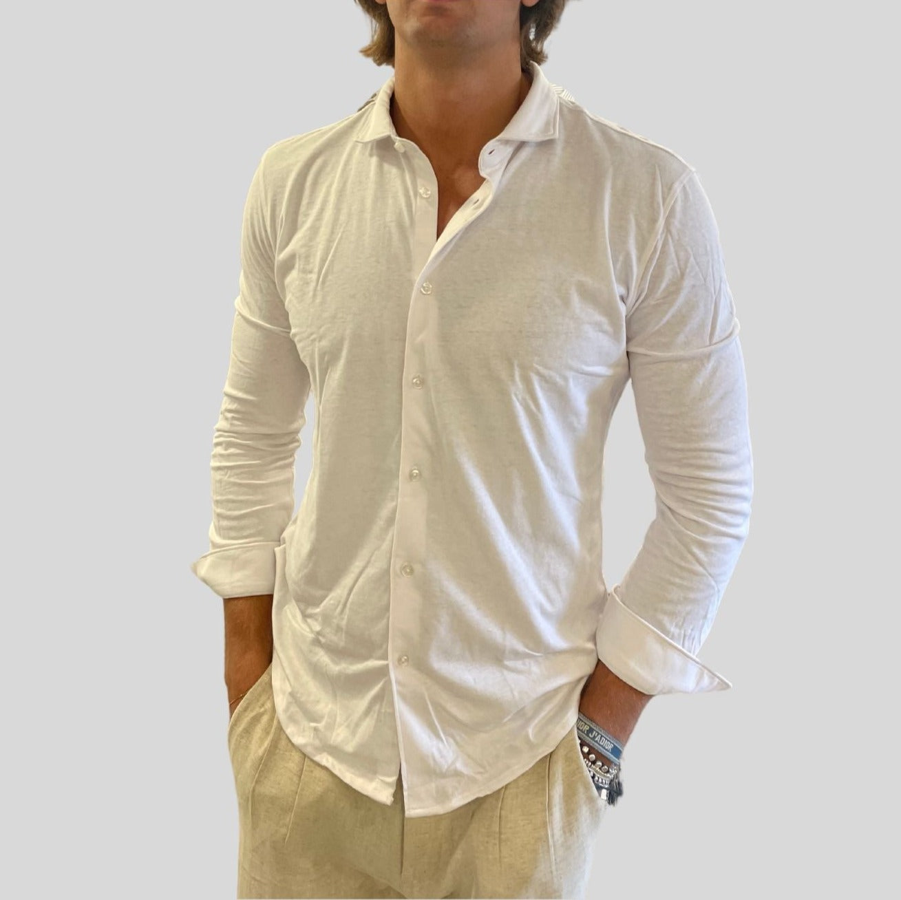 Polo camicia in jersey B-style