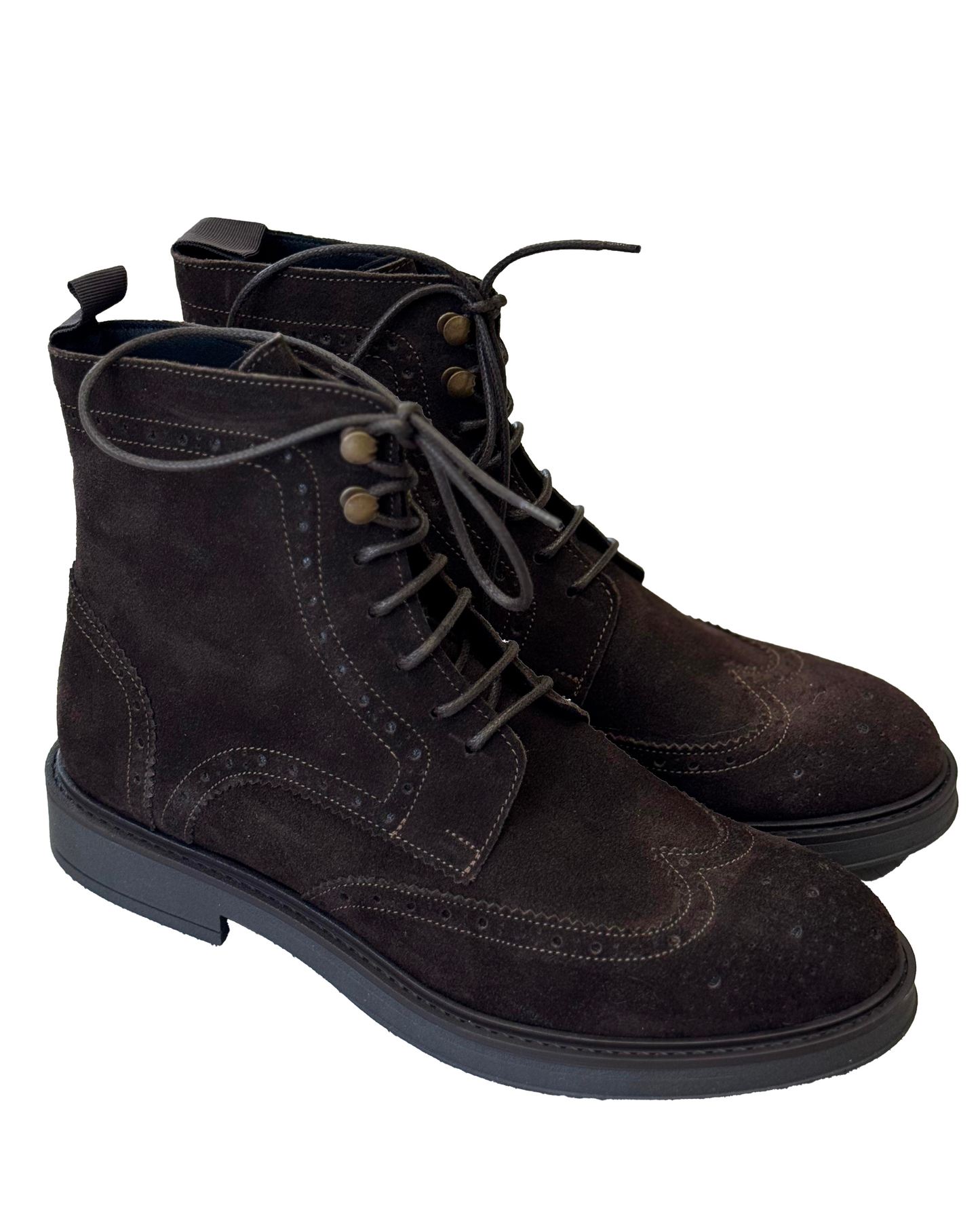 Stivaletti in pelle scamosciata