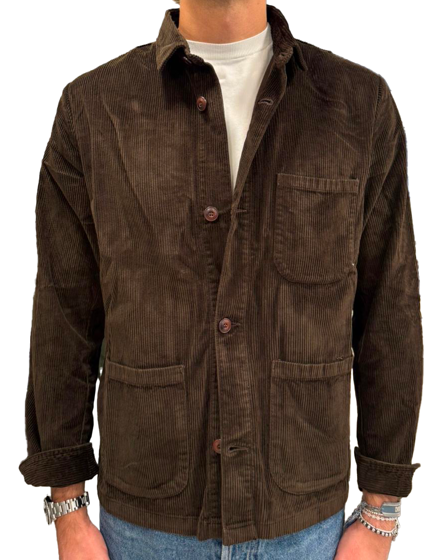 Work jacket in velluto