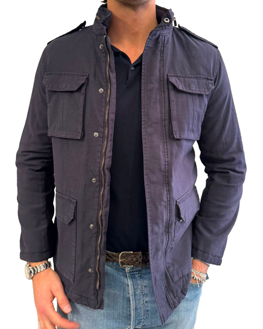 Field jacket in cotone