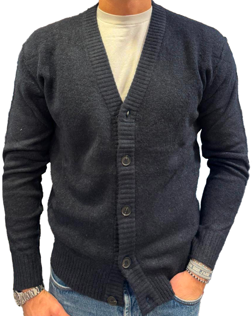 Cardigan misto lana