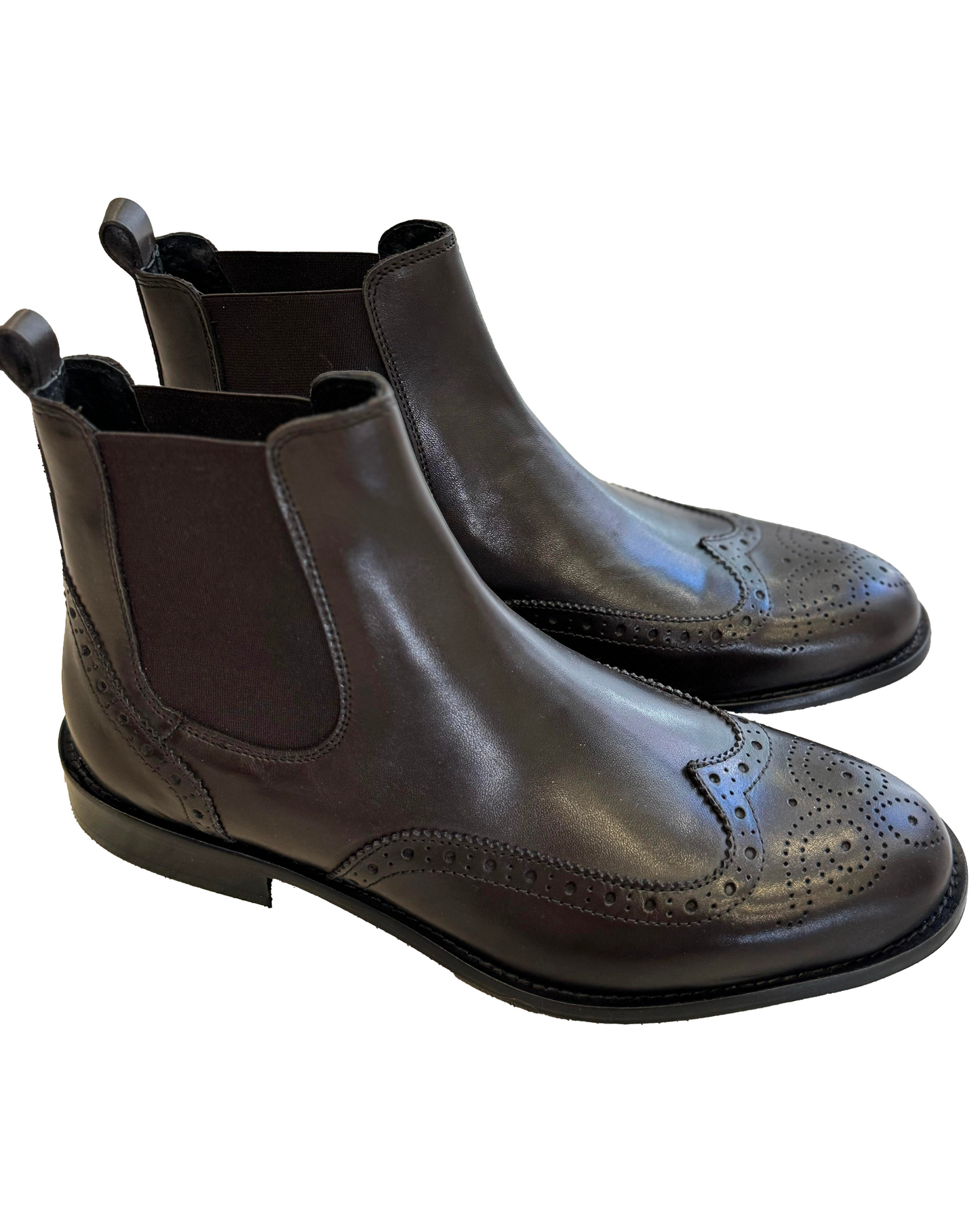 Chelsea boots brown vera pelle