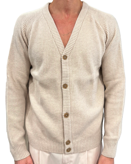 Cardigan Timberland con maniche raglan