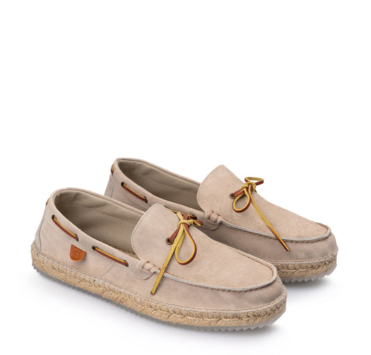 Mocassino Espadrilles in camoscio