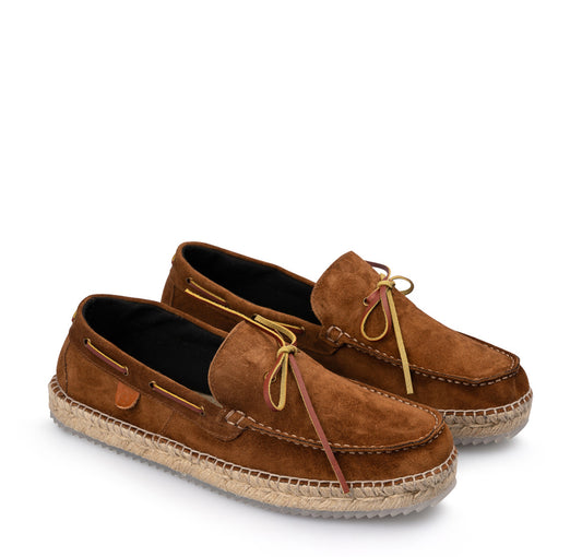 Mocassino Espadrilles in camoscio