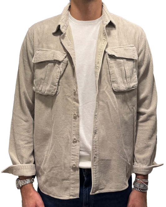 Overshirt in velluto